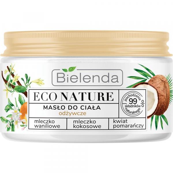Bielenda Eco Nature masło do ciała 250ml Mleczko Waniliowe,Mleczko Kokosowe,Kwiat Pomarańczy