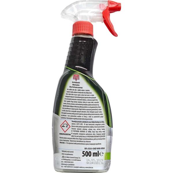 Kret Antykamień Aktywna Piana spray czyszczący 500ml Citrus Fresh 