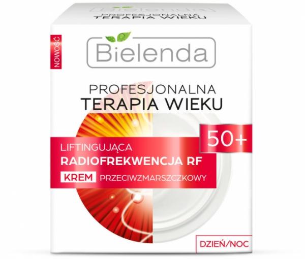 Bielenda Profesjonalna Terapia Wieku Liftingująca Radiofrekwencja RF krem przeciwzmarszczkowy 50+ 50ml