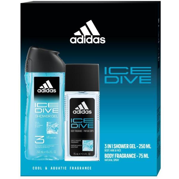 Adidas zestaw MEN Ice Dive DNS + żel pod prysznic
