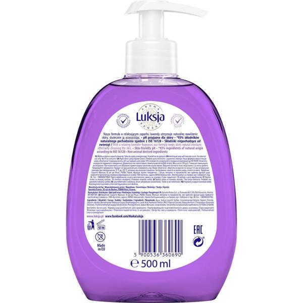 Luksja mydło w płynie Aroma Deeply Relaxing 500ml lawenda
