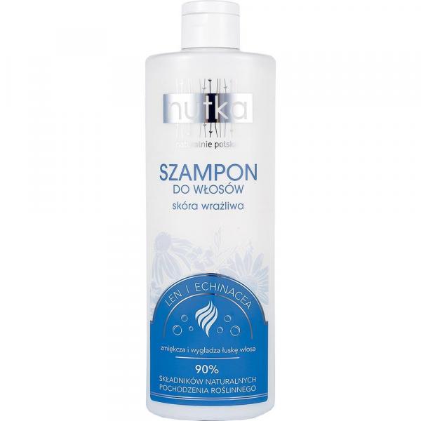 Nutka szampon 400ml (skóra wrażliwa) Len i Echinacea
