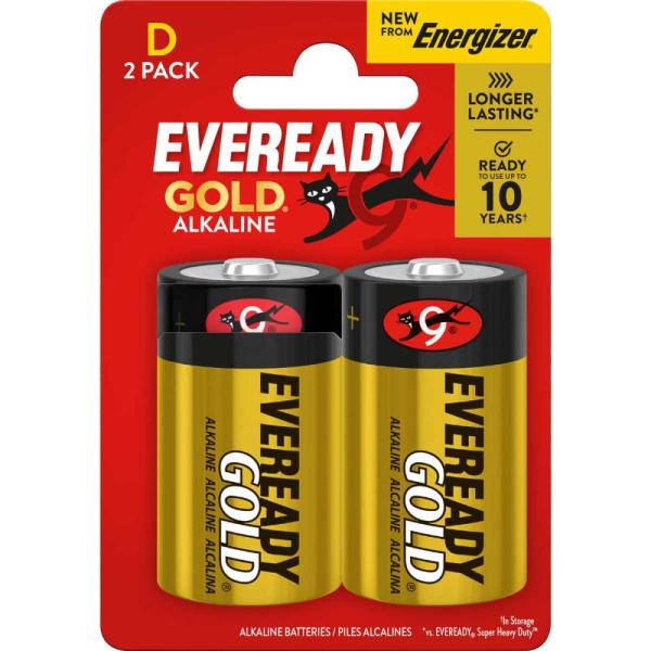 Eveready Gold Alkaline bateria alkaliczna LR20 2szt.