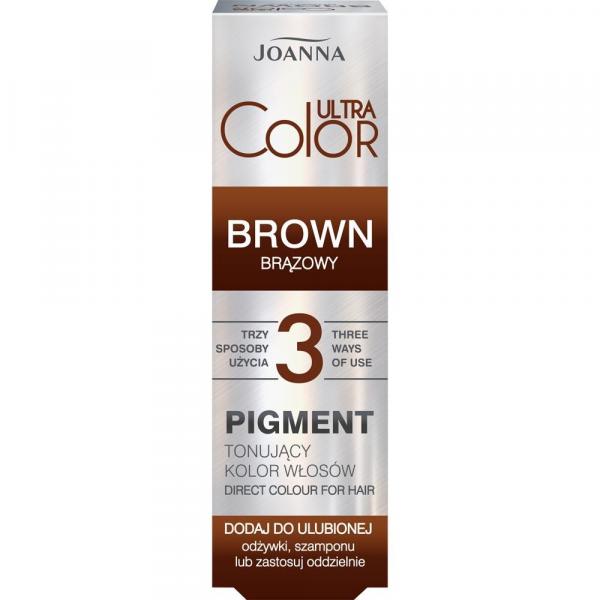 Joanna Ultra Color tonujący pigment do włosów 100ml Brązowy
