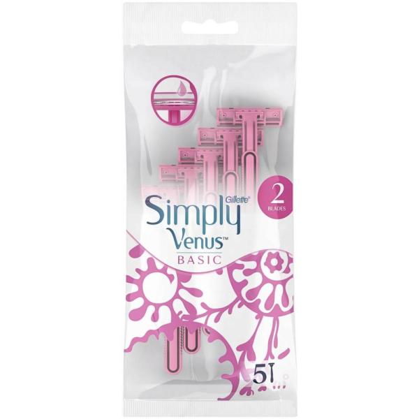 Gillette Simply Venus Basic 2 golarki damskie 5 sztuk