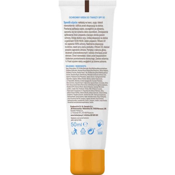 Kolastyna Sun krem do twarzy Super-Mat SPF50 50ml