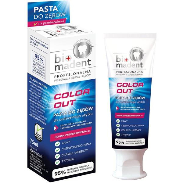 Bio Madent pasta do zębów 75ml na przebarwienia
