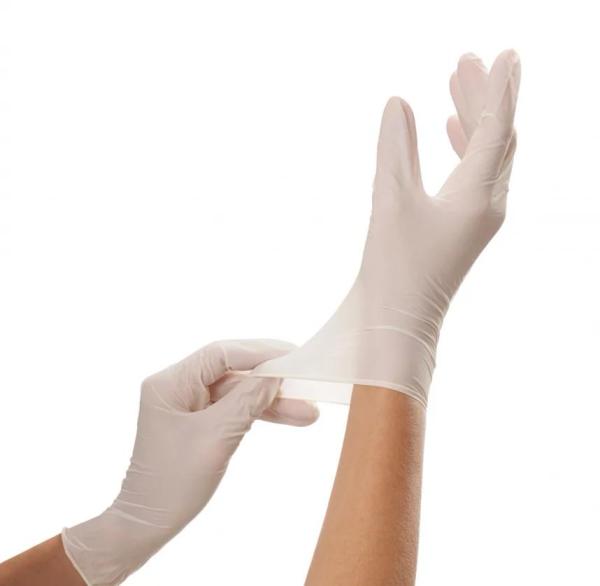 Vileda Natural Latex rękawice lateksowe S/M 10 sztuk