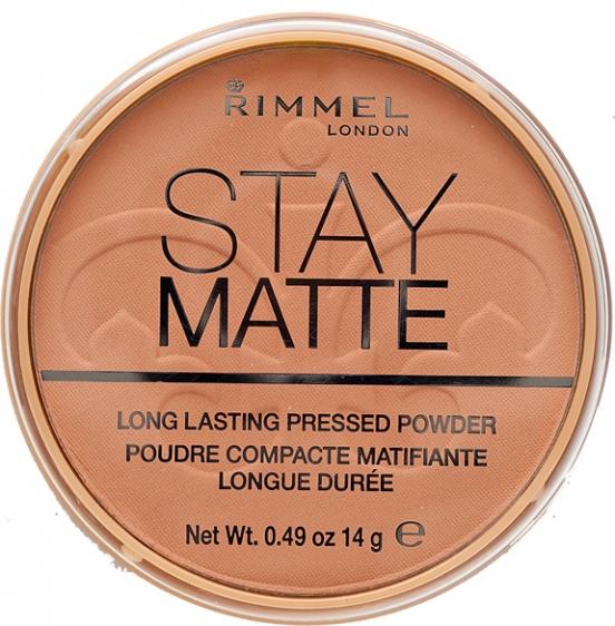 Rimmel Stay Matte puder prasowany 009 Amber