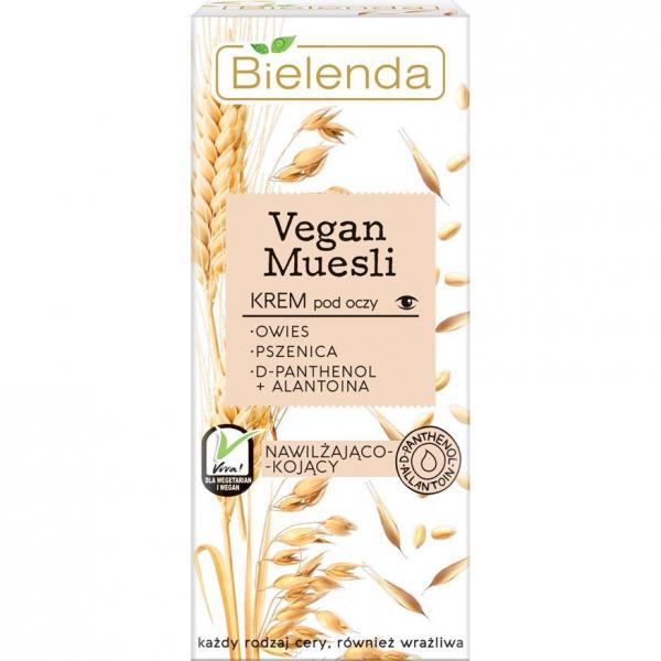 Bielenda Vegan Muesli krem pod oczy nawilżająco-kojący 15ml
