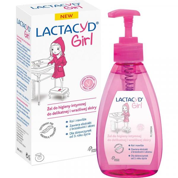 Lactacyd Żel do higieny intymnej GIRL pompka 200ml
