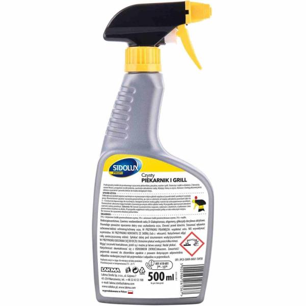 Sidolux Profi środek do piekarników i grilli 500ml