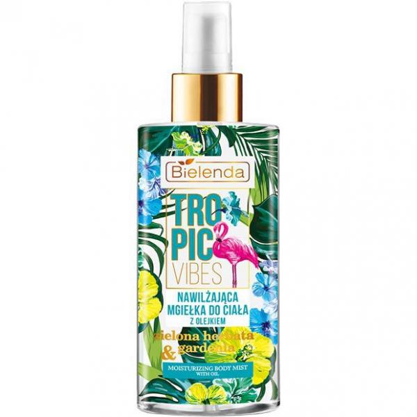 Bielenda Tropic Vibes Mgiełka do ciała nawilżająca Zielona Herbata i Gardenia 150ml