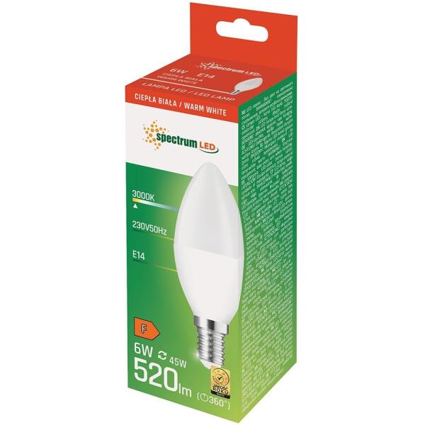 Spectrum LED żarówka E14 6W