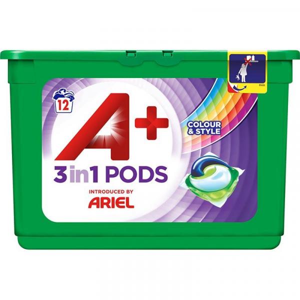 Ariel kapsułki do prania 3w1 12 sztuk Color
