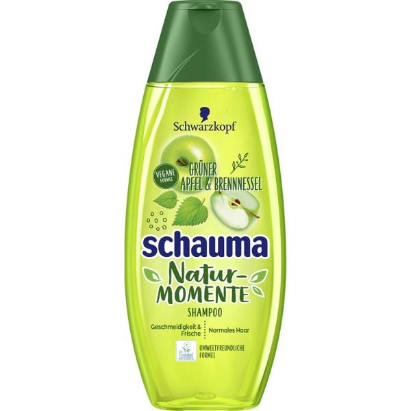Schauma Nature Moments szampon 400ml Gruner Apfel & Brennnessel