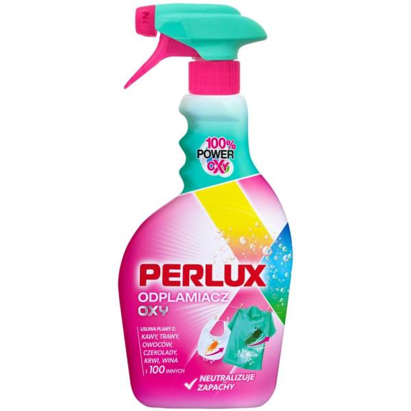 Perlux Oxy odplamiacz do tkanin 500ml spray