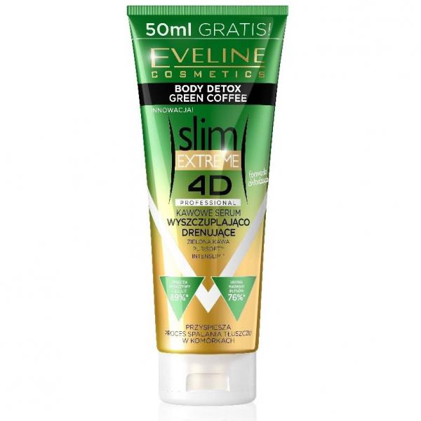 Eveline Slim 4D kawowe serum wyszczuplająco-drenujące 250ml