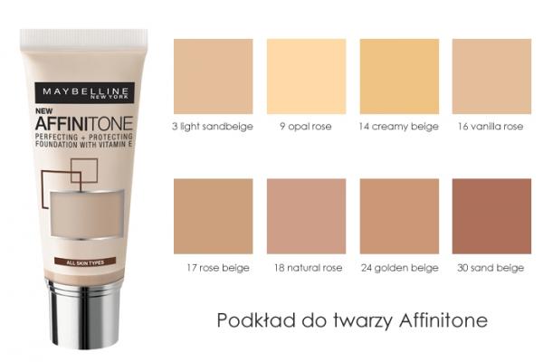 Maybelline Affinitone podkład 14 Creamy Beige