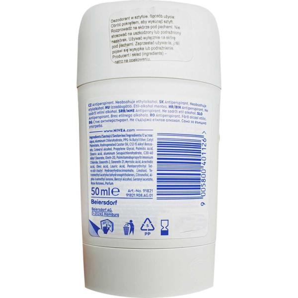 Nivea sztyft Invisible Black & White Authentic 50ml