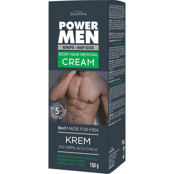 Joanna Power Men krem do depilacji ciała dla mężczyzn 150g
