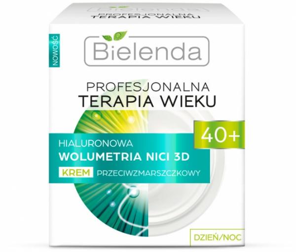 Bielenda Profesjonalna Terapia Wieku Hialuronowa Wolumetria Nici 3D krem przeciwzmarszczkowy 40+ 50ml