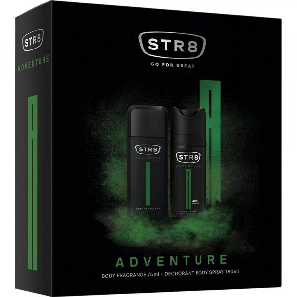 STR8 zestaw Adventure dezodorant perfumowany 75ml + dezodorant 150ml