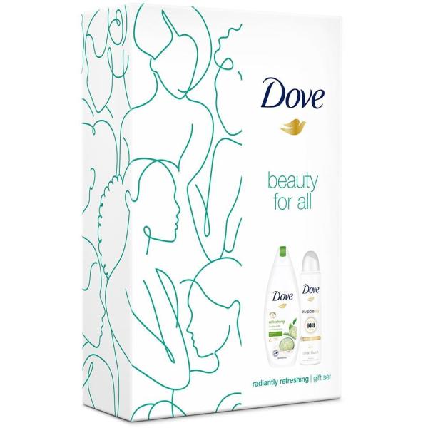 Dove zestaw damski ( dezodorant Invisible Dry + żel pod prysznic Refreshing)