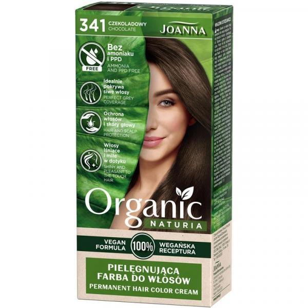 Joanna Organic Vegan farba 341 Chocolate
