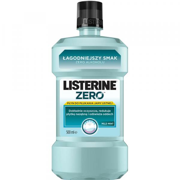 Listerine płyn do płukania ust przeciw próchnicy Zero 500ml mild mint