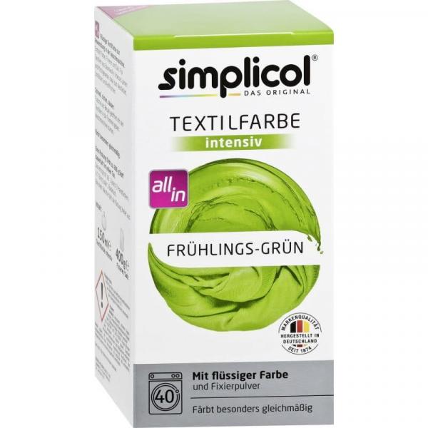 Simplicol intensywny barwnik do tkanin 550g Wiosenna Zieleń
