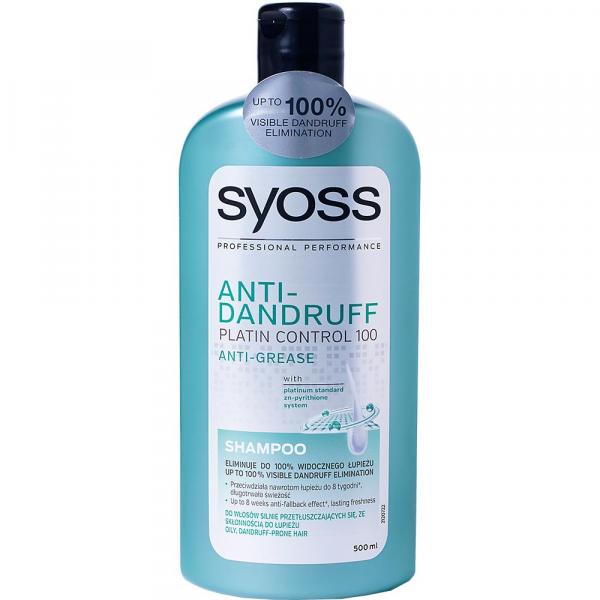 Syoss szampon Antidandruff Platin Control Anti Grease 500ml