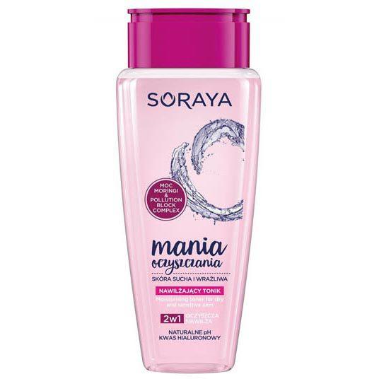 Soraya Mania Oczyszczania Tonik nawilżający 2w1 skóra sucha i wrażliwa 200ml