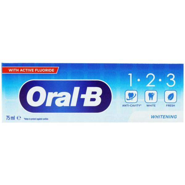 Oral B 1.2.3 wybielająca pasta do zębów 75ml