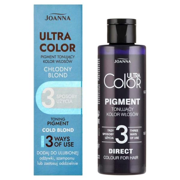 Joanna Ultra Color pigment tonujący 100ml Chłodny blond