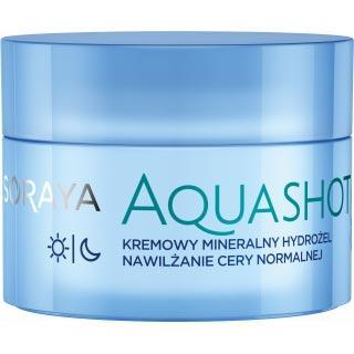 Soraya Aqua Shot kremowy hydrożel do twarzy 50ml cera normalna

