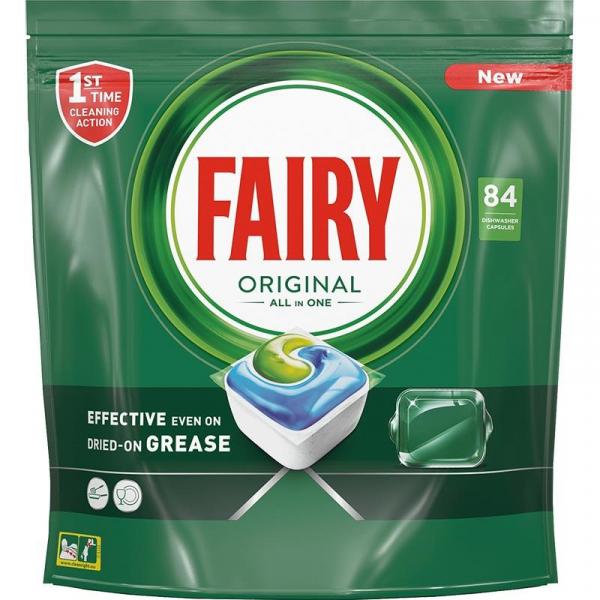 Fairy All In One tabletki do zmywarki Original 84 sztuki