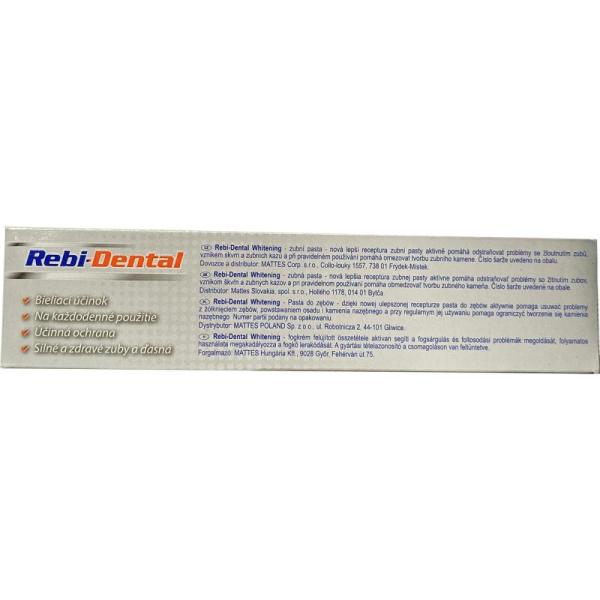 Mattes pasta do zębów Rebi-Dental Whitening 100g