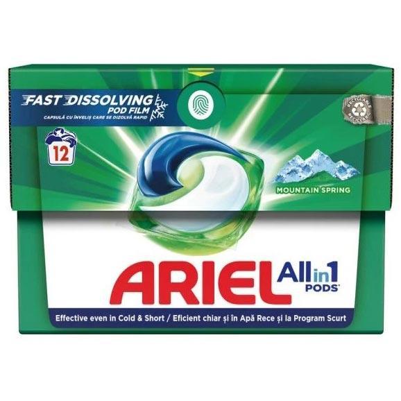 Ariel All In 1 Pods kapsułki piorące 12 sztuk Mountain Spring 