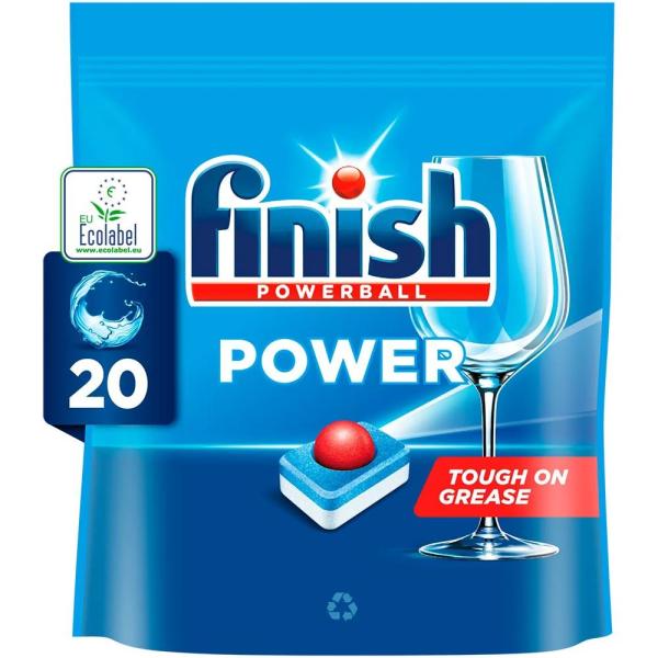 Finish Powerball Power tabletki do zmywarek 20 sztuk Regular 
