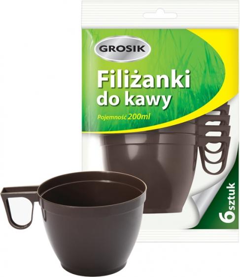 Grosik filiżanki do kawy 200ml 6szt
