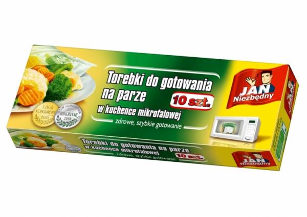 Jan Niezbędny torebki do gotowania na parze w kuchence mikrofalowej
