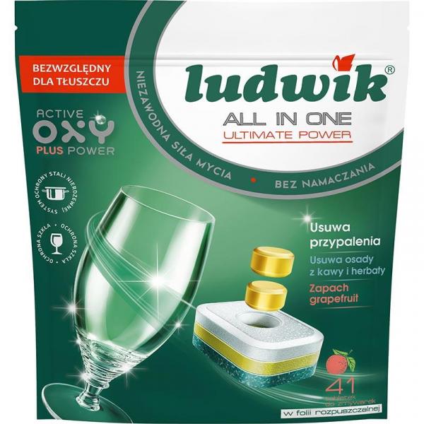 Ludwik All In One tabletki do zmywarek 41szt. Grapefruit