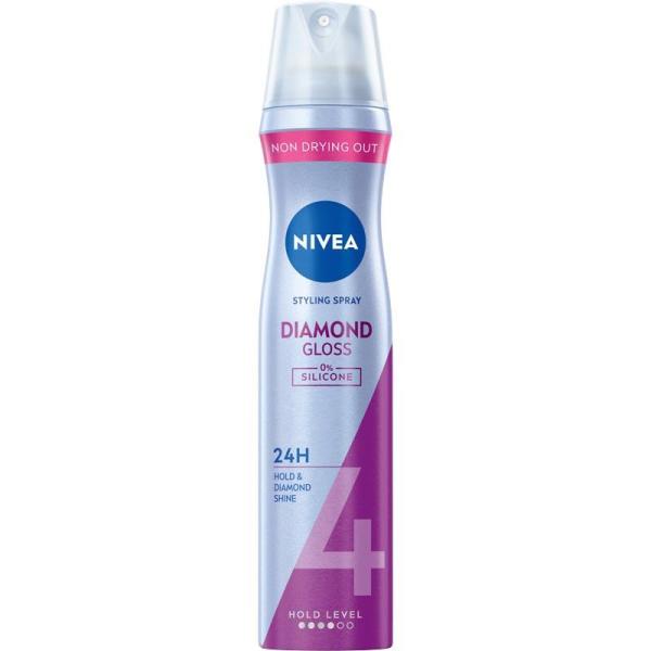 Nivea lakier do włosów 4 Diamond Gloss Care 250ml