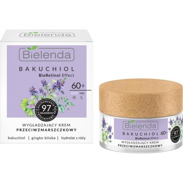 Bielenda Bakuchiol BioRetinol Effect krem przeciwzmarszczkowy 60+ wygładzający 50ml