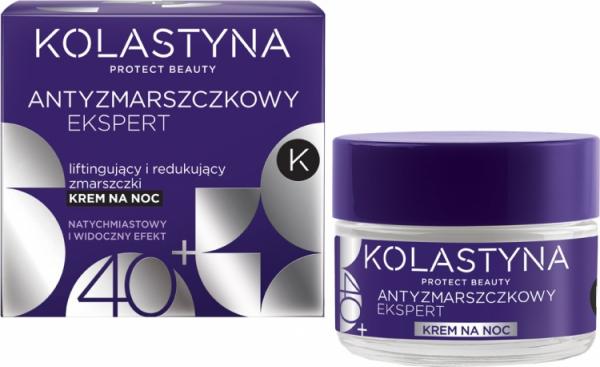 Kolastyna Antyzmarszczkowy Ekspert 40+ krem na noc 50ml