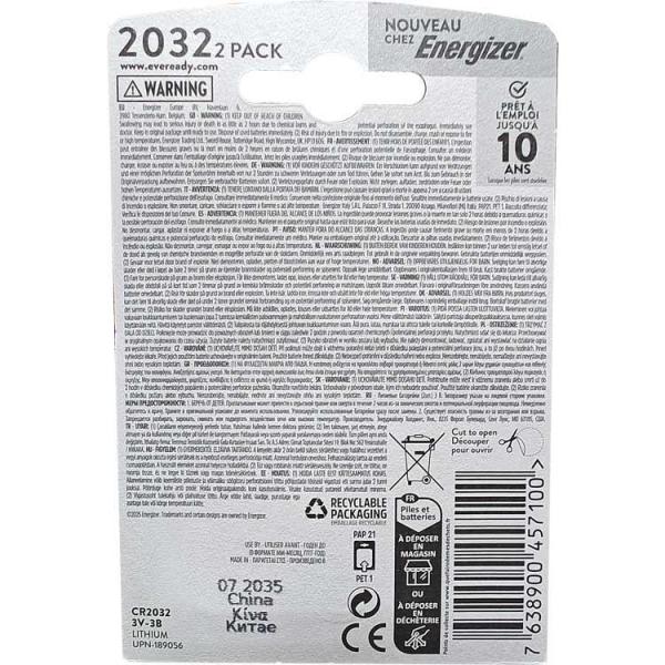 Eveready baterie CR2032 2 sztuki