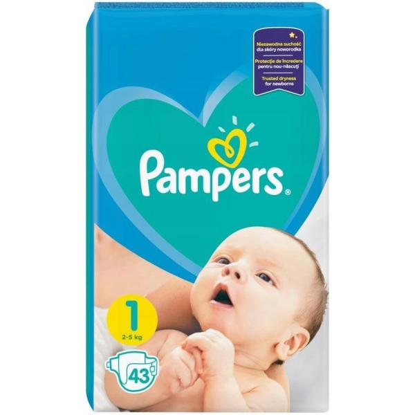 Pampers Newborn pieluszki „1” 43 sztuki
