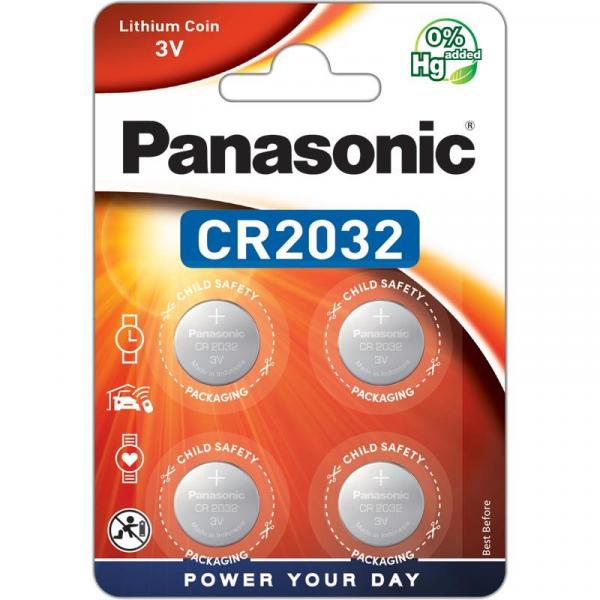 Panasonic CR2032 bateria litowo-metalowa 3V 4szt.
