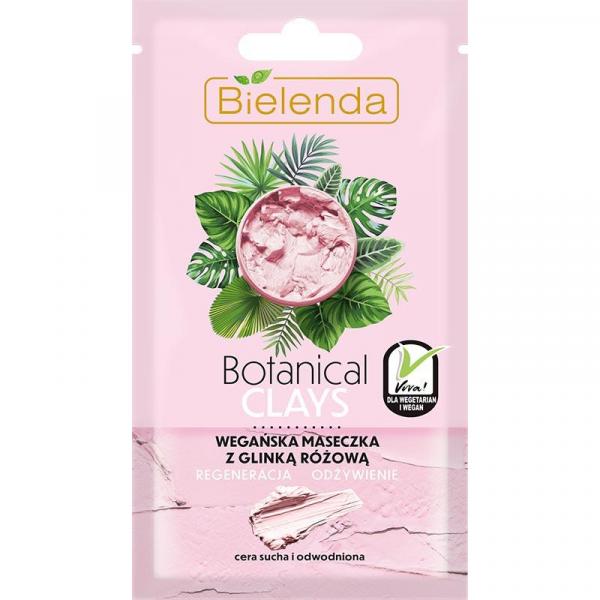 Bielenda Botanical Clays maseczka wegańska 8g z glinką różową